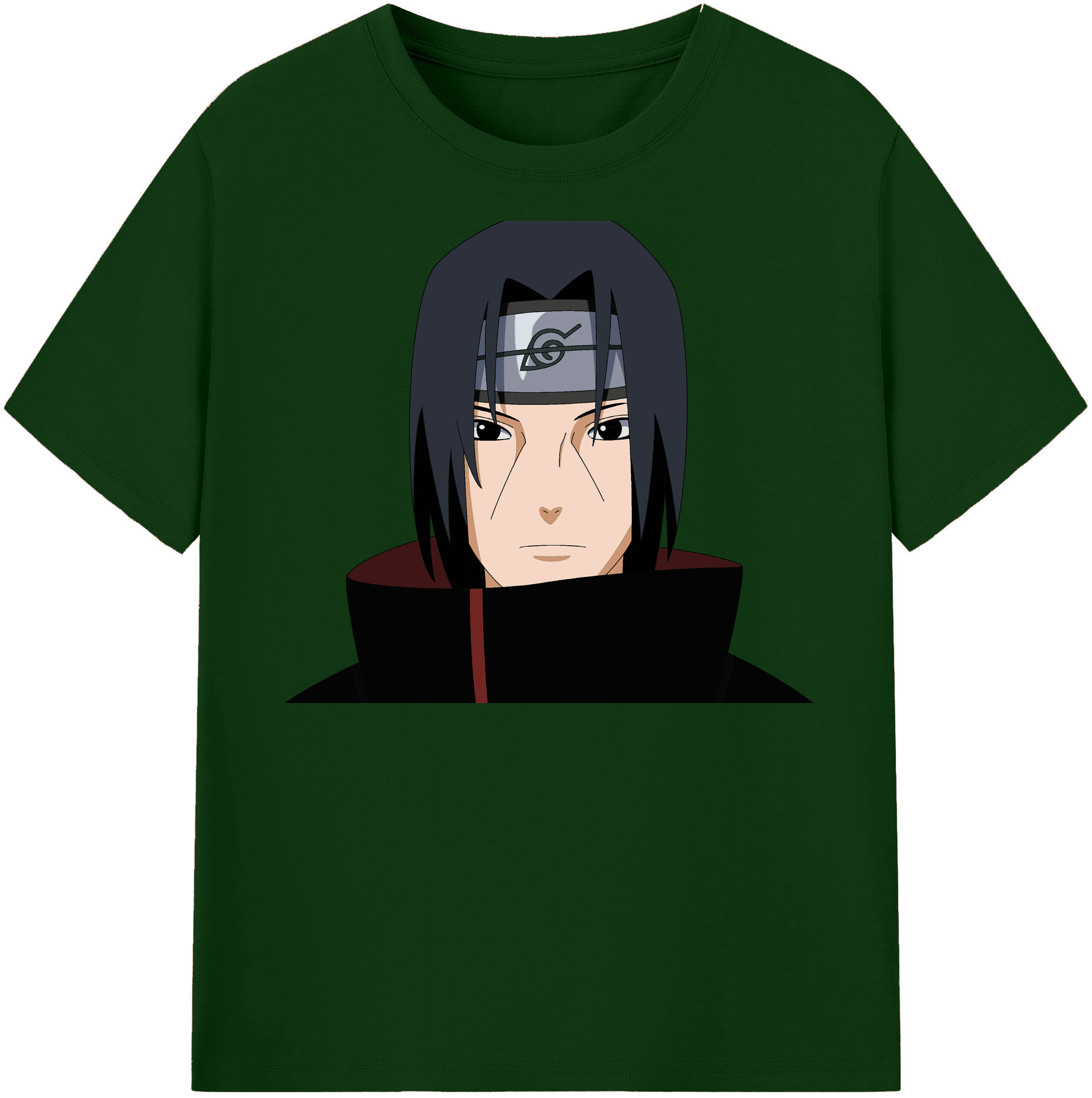（画像用） NARUTO -ナルト- うちは イタチ Uchiha Itachi 綿100％半袖Tシャツ（フロントプリント）